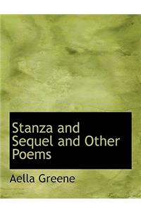 Stanza and Sequel and Other Poems