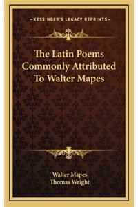 Latin Poems Commonly Attributed To Walter Mapes