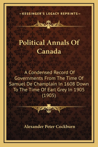 Political Annals of Canada