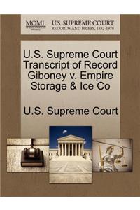 U.S. Supreme Court Transcript of Record Giboney V. Empire Storage & Ice Co