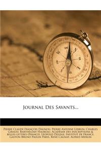 Journal Des Savants...