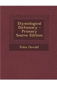 Etymological Dictionary