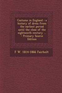 Costume in England