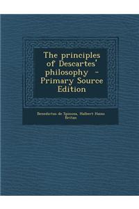 The Principles of Descartes' Philosophy