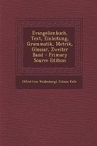 Evangelienbuch, Text, Einleitung, Grammatik, Metrik, Glossar, Zweiter Band