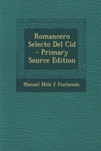 Romancero Selecto del Cid