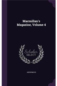 MacMillan's Magazine, Volume 4