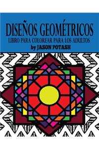 Diseños Geométricos Libro Para Colorear Para Los Adultos