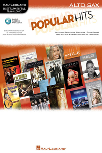 Popular Hits Instrumental Play-Along for Alto Sax Book/Online Audio