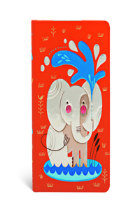 Paperblanks Baby Elephant Tracy Walker's Animal Friends Hardcover Mini Unlined Elastic Band Closure 176 Pg 85 GSM