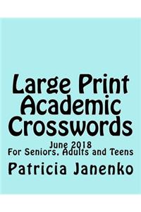 Large Print Academic Crosswords