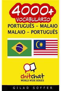 4000+ Portugues - Malaio Malaio - Portugues Vocabulario