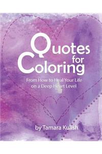 Quotes and Coloring!