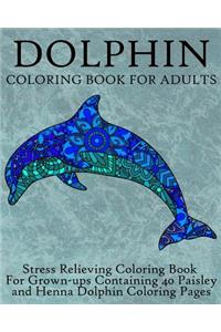 Dolphin Coloring Book For Adults