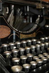 Mind Blowing Old Vintage Typewriter 150 page lined journal