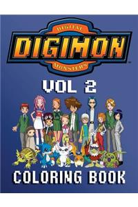 Digimon Coloring Book - 80 Pages A4 (Volume 2)