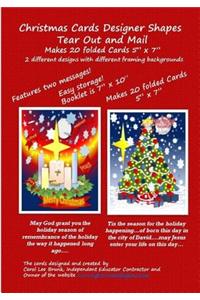 Christmas Cards Designer Shapes Tear Out & Mail