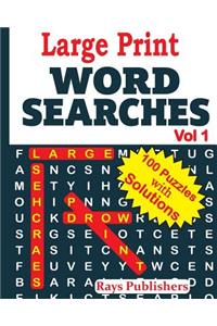 Large Print Word Searches