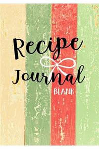 Recipe Journal Blank