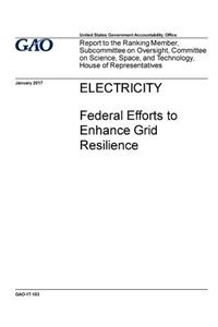 Electricity, federal efforts to enhance grid resilience