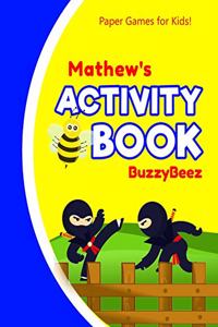Mathew's Activity Book