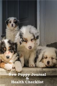 New Puppy Journal And Health Checklist