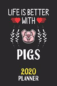 Life Is Better With Pigs 2020 Planner