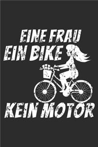 Ein Frau ein Bike kein Motor