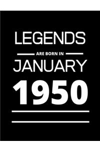 LEGENDS are born in January 1950