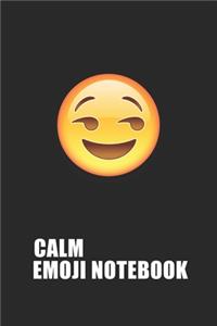 Calm Emoji Emoticons Notebook Emoji Notebook, Blank Composition Book, Emoji Notebooks for Girls/Boys, Emoji School Supplies Notebook for School / Teacher / Office / Student