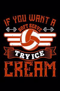 If You Want A Soft Serve Try Ice Cream