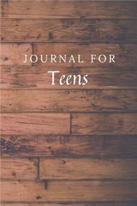 Journal For Teens