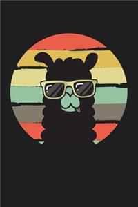 Retro Llama Funny Vintage Alpaca Throwback