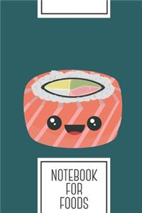 Notebook for Foods