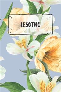 Lesotho: Ruled Travel Diary Notebook or Journey Journal - Lined Trip Pocketbook for Men and Women with Lines