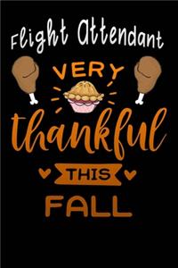Flight Attendant very thankful this fall