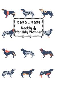 2020 - 2021 Weekly & Monthly Planner