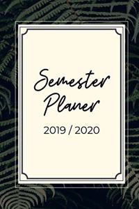 Semester Planer 2019 / 2020