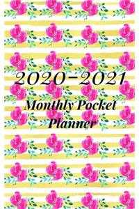 2020-2021 Monthly Pocket Planner