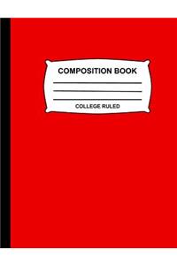 College Ruled Composition Book