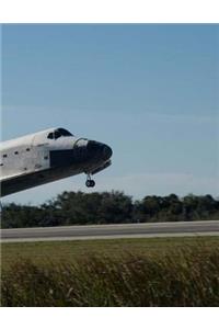 Space Shuttle Notebook Large Size 8.5 x 11 Ruled 150 Pages Softcover