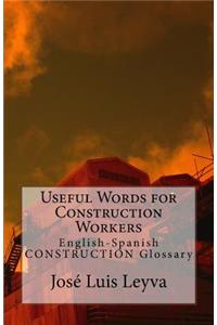 Useful Words for Construction Workers