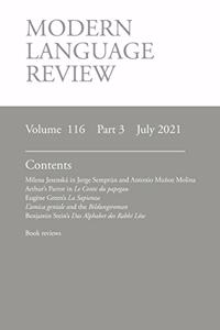Modern Language Review (116