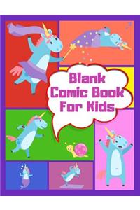 Blank Comic Book for Kids