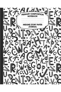 Primary Composition Notebook Midline Story Paper Journal