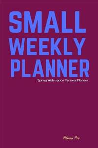 Spring Small Weekly Planner