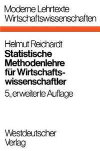 Statistische Methodenlehre Für Wirtschaftswissenschaftler