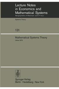 Mathematical Systems Theory
