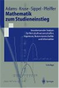 Mathematik Zum Studieneinstieg: Grundwissen Der Analysis Fur Wirtschaftswissenschaftler, Ingenieure, Naturwissenschaftler Und Informatiker (2. Verb. a