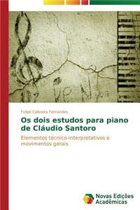 Os dois estudos para piano de Cláudio Santoro